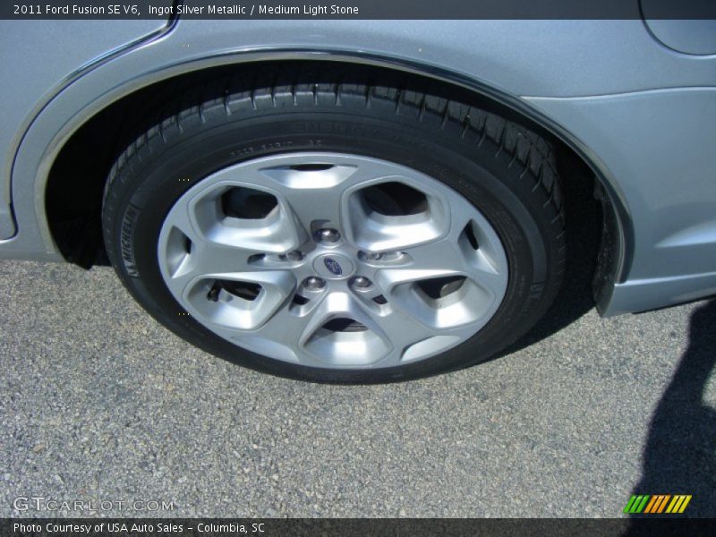 Ingot Silver Metallic / Medium Light Stone 2011 Ford Fusion SE V6