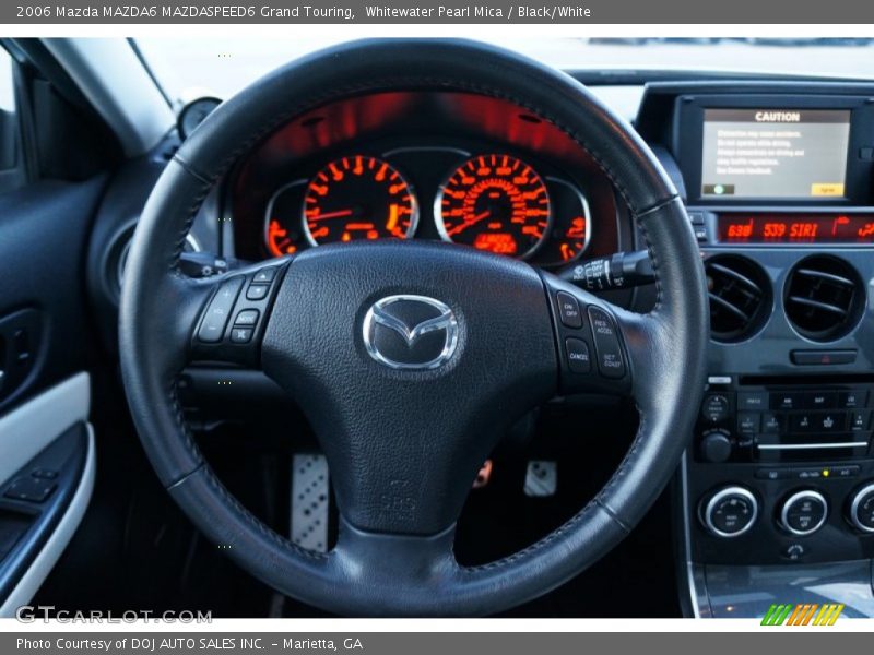 Whitewater Pearl Mica / Black/White 2006 Mazda MAZDA6 MAZDASPEED6 Grand Touring