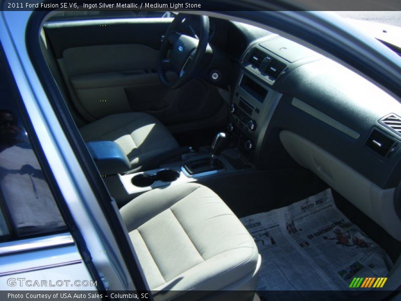 Ingot Silver Metallic / Medium Light Stone 2011 Ford Fusion SE V6