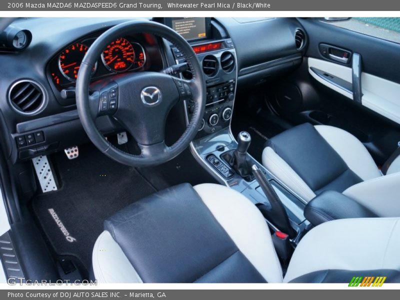 Black/White Interior - 2006 MAZDA6 MAZDASPEED6 Grand Touring 