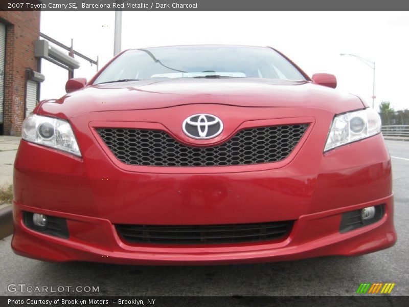 Barcelona Red Metallic / Dark Charcoal 2007 Toyota Camry SE