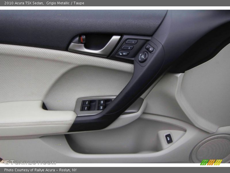 Grigio Metallic / Taupe 2010 Acura TSX Sedan