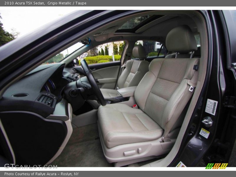 Grigio Metallic / Taupe 2010 Acura TSX Sedan