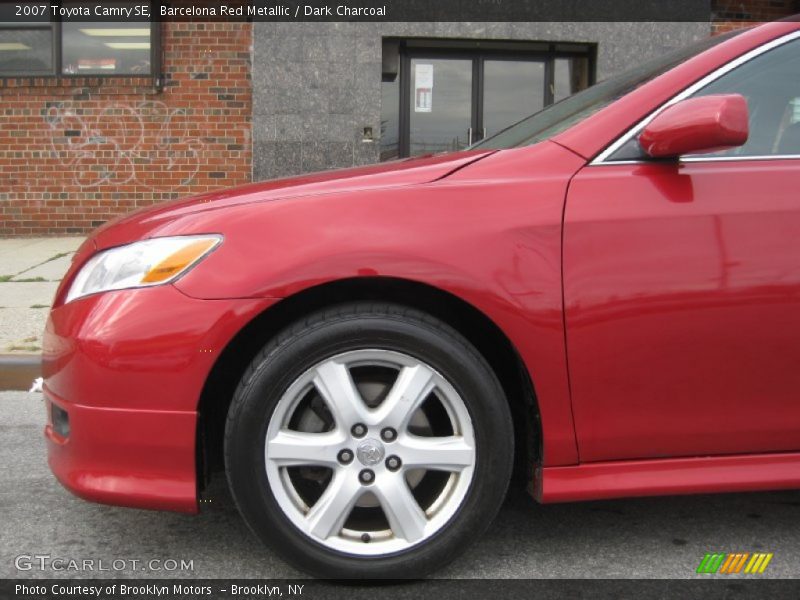 Barcelona Red Metallic / Dark Charcoal 2007 Toyota Camry SE