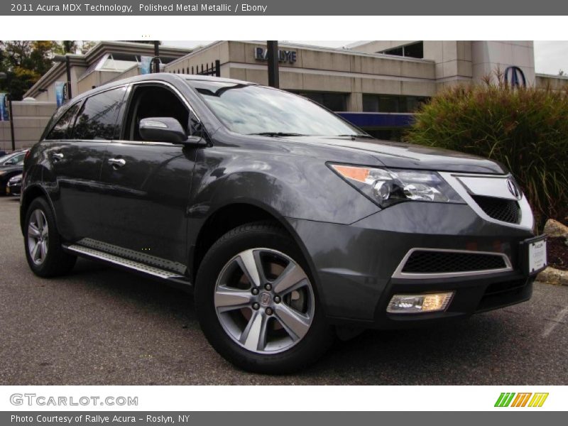 Polished Metal Metallic / Ebony 2011 Acura MDX Technology
