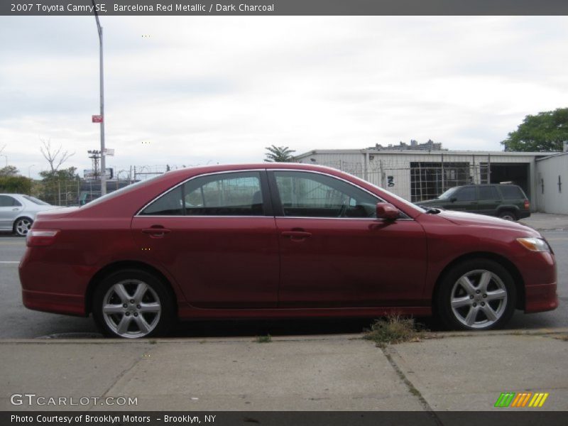 Barcelona Red Metallic / Dark Charcoal 2007 Toyota Camry SE