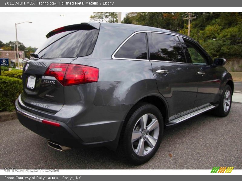 Polished Metal Metallic / Ebony 2011 Acura MDX Technology