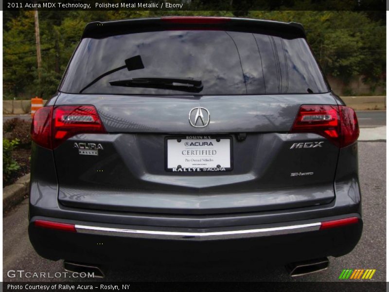 Polished Metal Metallic / Ebony 2011 Acura MDX Technology