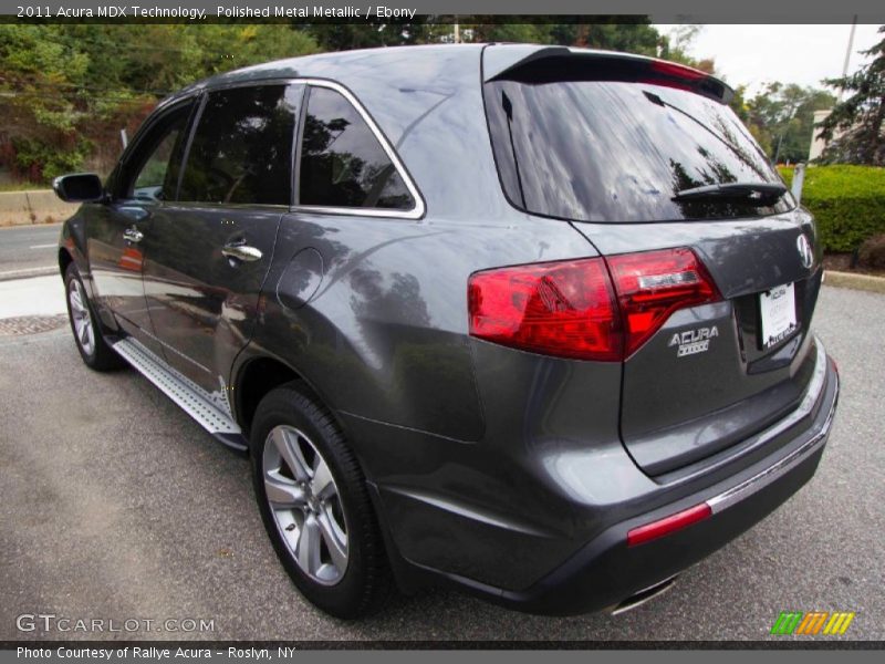 Polished Metal Metallic / Ebony 2011 Acura MDX Technology