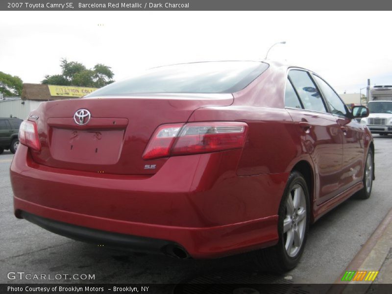 Barcelona Red Metallic / Dark Charcoal 2007 Toyota Camry SE