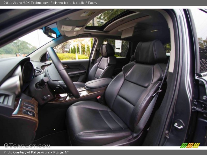 Polished Metal Metallic / Ebony 2011 Acura MDX Technology