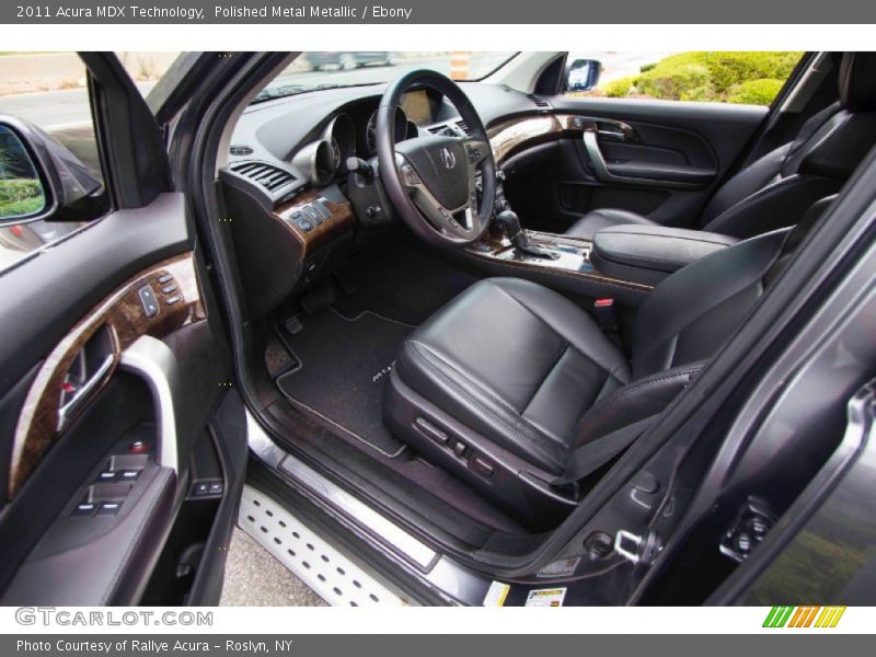 Polished Metal Metallic / Ebony 2011 Acura MDX Technology