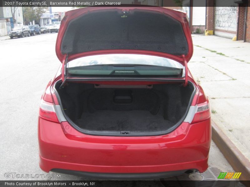 Barcelona Red Metallic / Dark Charcoal 2007 Toyota Camry SE