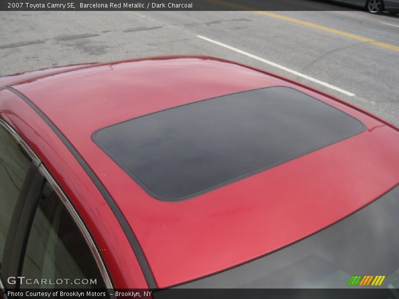 Barcelona Red Metallic / Dark Charcoal 2007 Toyota Camry SE