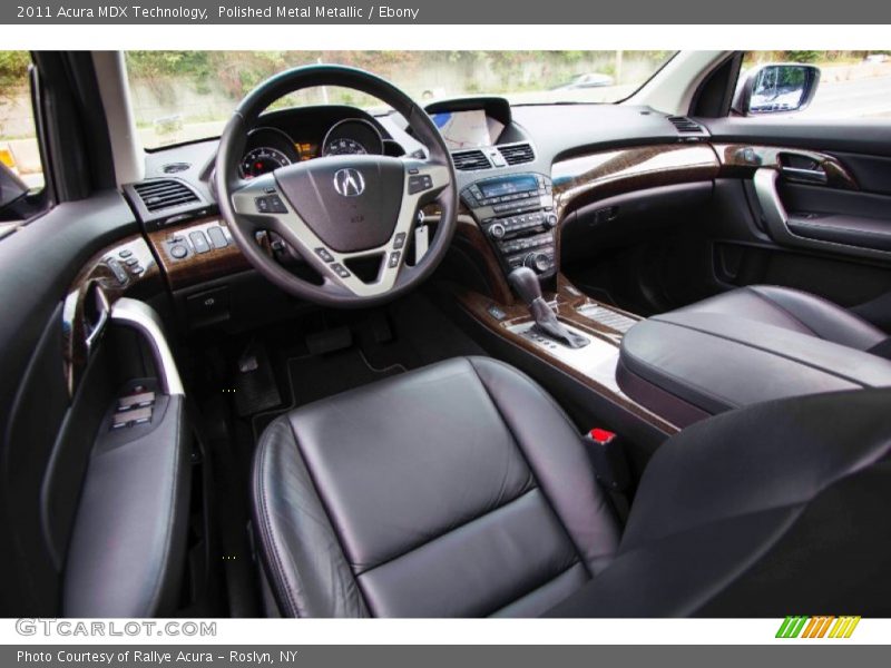 Polished Metal Metallic / Ebony 2011 Acura MDX Technology