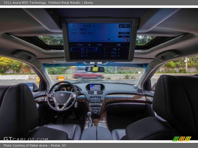 Polished Metal Metallic / Ebony 2011 Acura MDX Technology