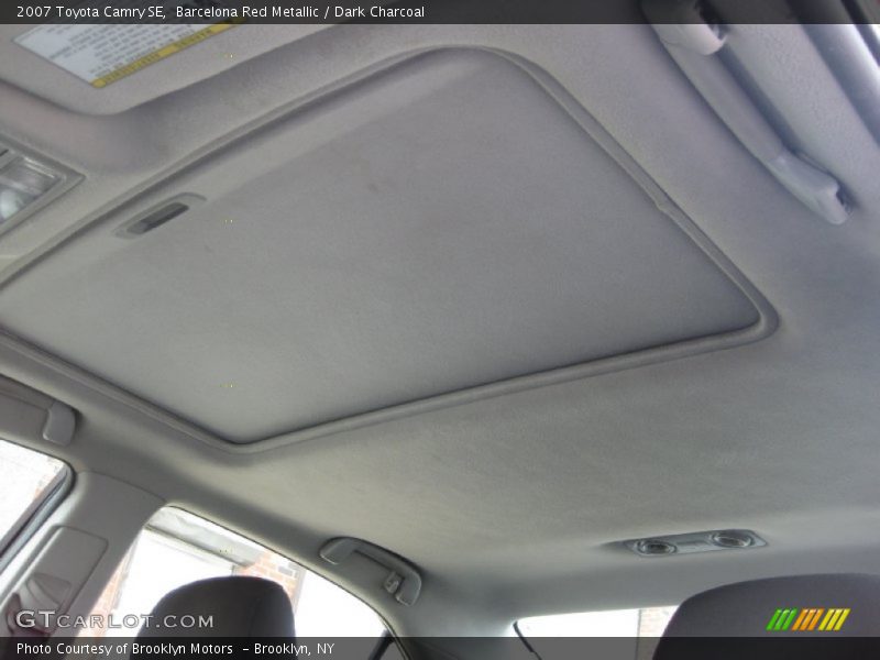 Barcelona Red Metallic / Dark Charcoal 2007 Toyota Camry SE