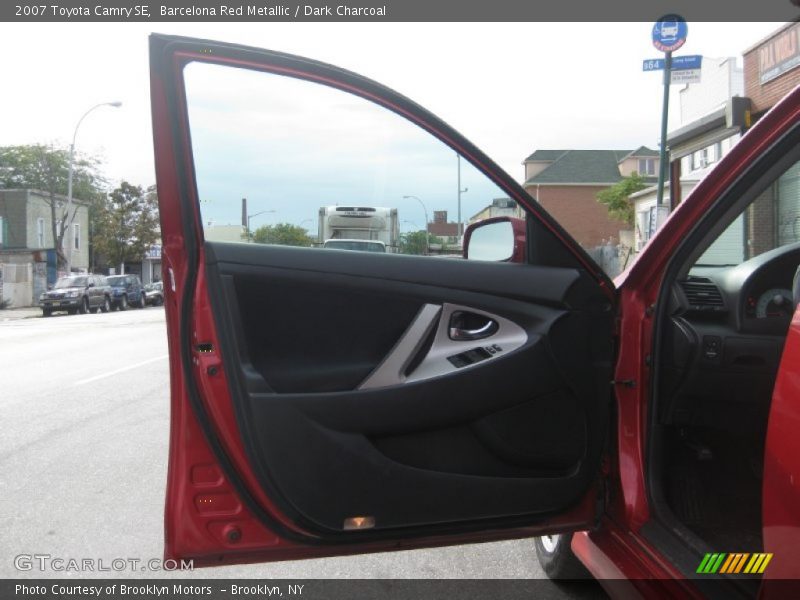 Barcelona Red Metallic / Dark Charcoal 2007 Toyota Camry SE
