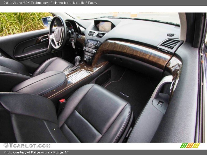 Polished Metal Metallic / Ebony 2011 Acura MDX Technology