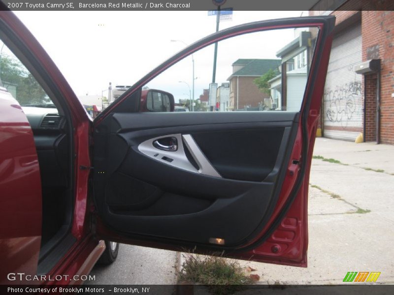Barcelona Red Metallic / Dark Charcoal 2007 Toyota Camry SE