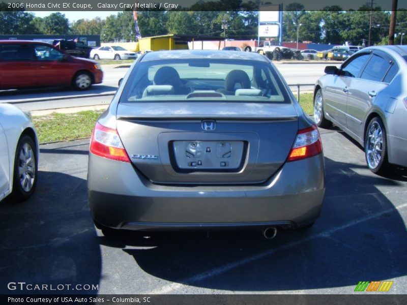 Galaxy Gray Metallic / Gray 2006 Honda Civic EX Coupe