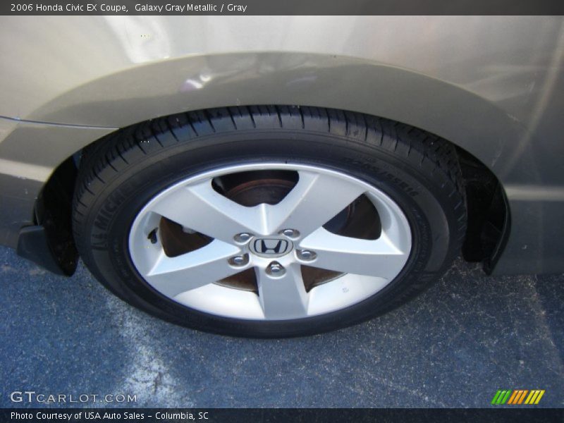 Galaxy Gray Metallic / Gray 2006 Honda Civic EX Coupe