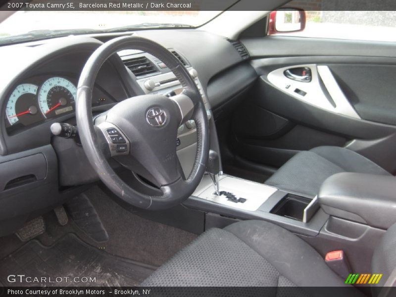 Barcelona Red Metallic / Dark Charcoal 2007 Toyota Camry SE