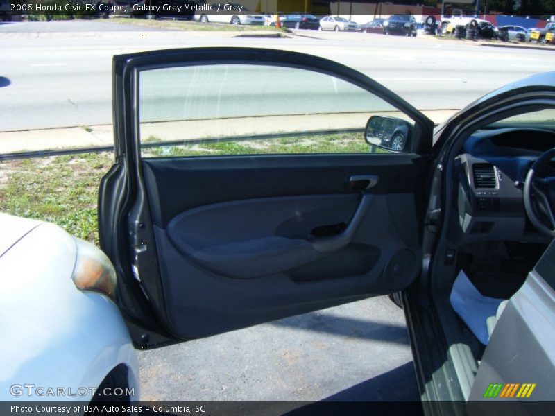 Galaxy Gray Metallic / Gray 2006 Honda Civic EX Coupe