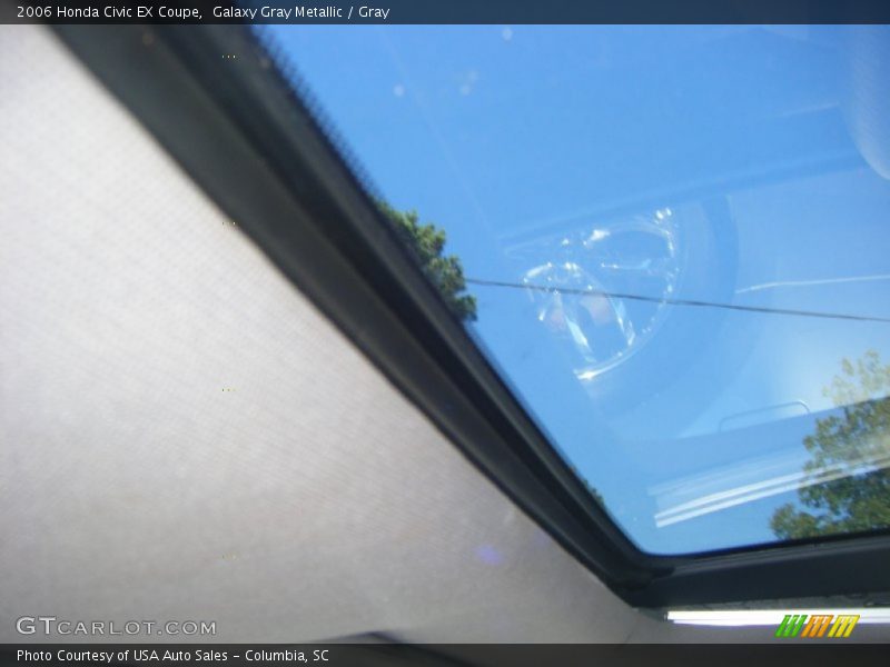 Galaxy Gray Metallic / Gray 2006 Honda Civic EX Coupe