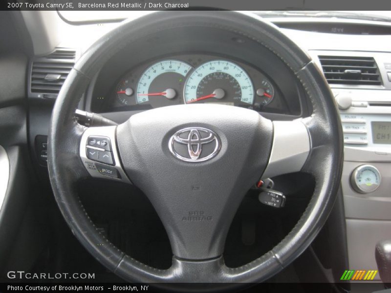 Barcelona Red Metallic / Dark Charcoal 2007 Toyota Camry SE