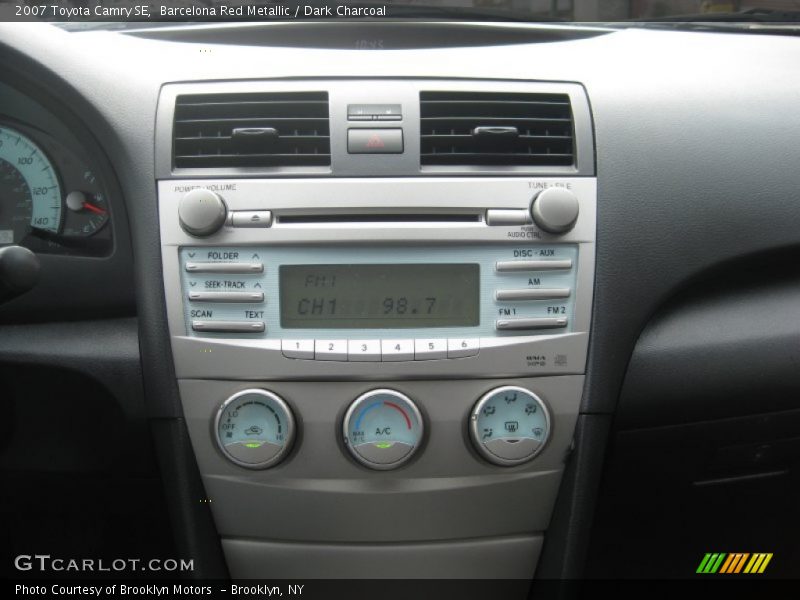 Barcelona Red Metallic / Dark Charcoal 2007 Toyota Camry SE