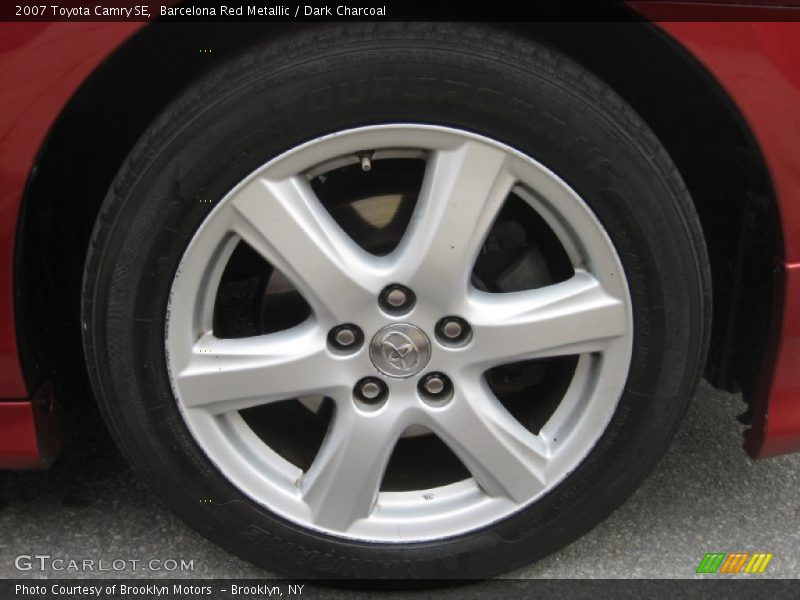 Barcelona Red Metallic / Dark Charcoal 2007 Toyota Camry SE
