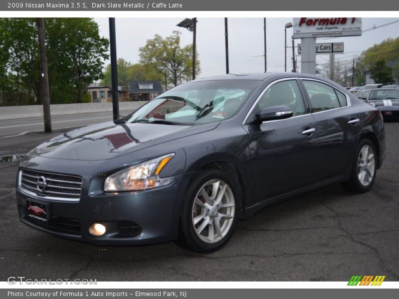 Dark Slate Metallic / Caffe Latte 2009 Nissan Maxima 3.5 S