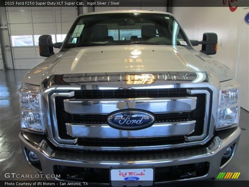Ingot Silver / Steel 2015 Ford F250 Super Duty XLT Super Cab