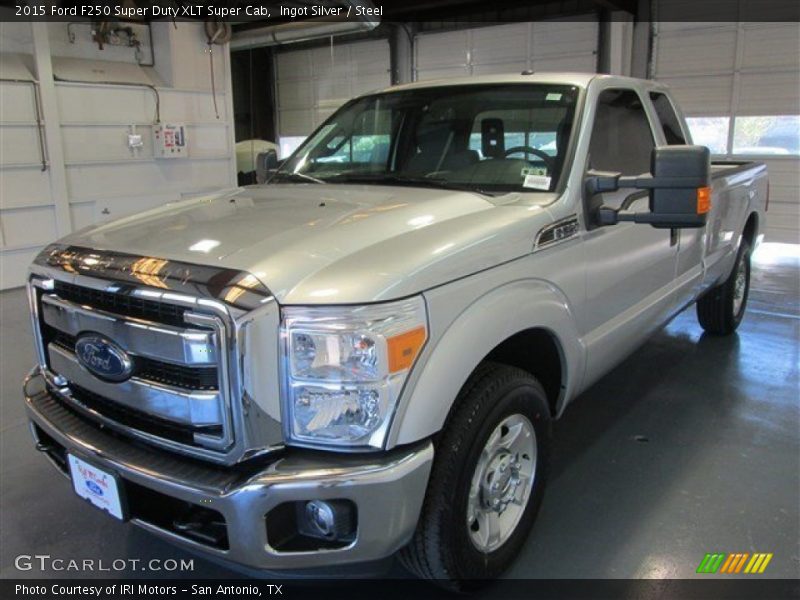 Ingot Silver / Steel 2015 Ford F250 Super Duty XLT Super Cab