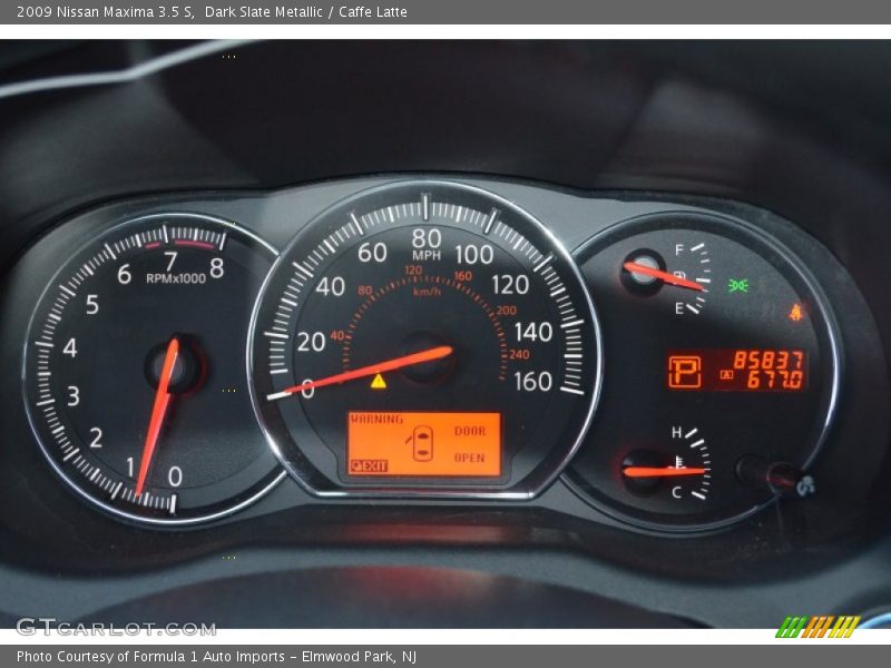 Dark Slate Metallic / Caffe Latte 2009 Nissan Maxima 3.5 S