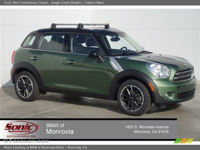 Jungle Green Metallic / Carbon Black 2015 Mini Countryman Cooper