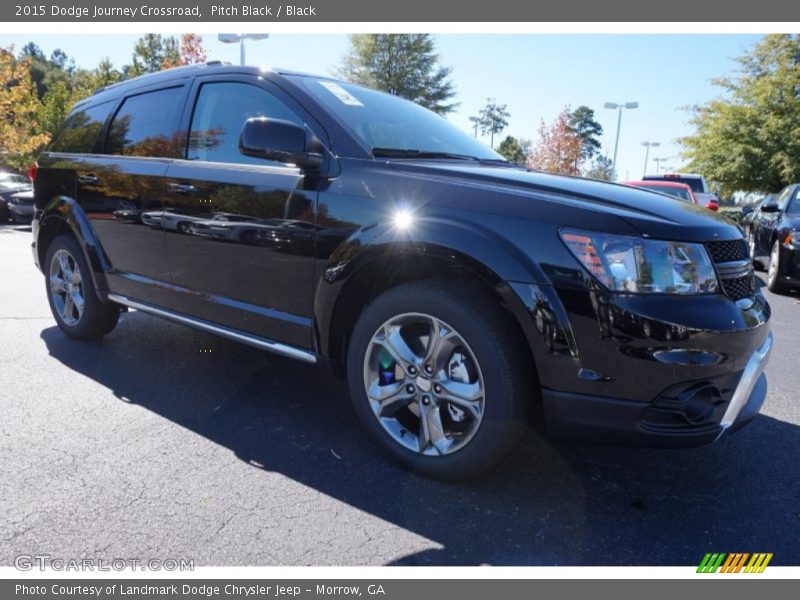 Pitch Black / Black 2015 Dodge Journey Crossroad