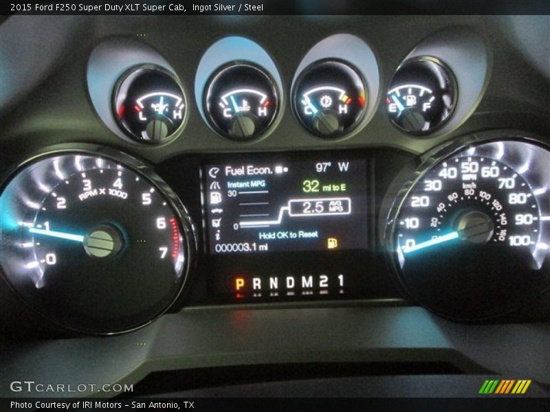 Ingot Silver / Steel 2015 Ford F250 Super Duty XLT Super Cab