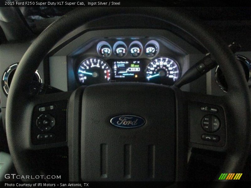 Ingot Silver / Steel 2015 Ford F250 Super Duty XLT Super Cab