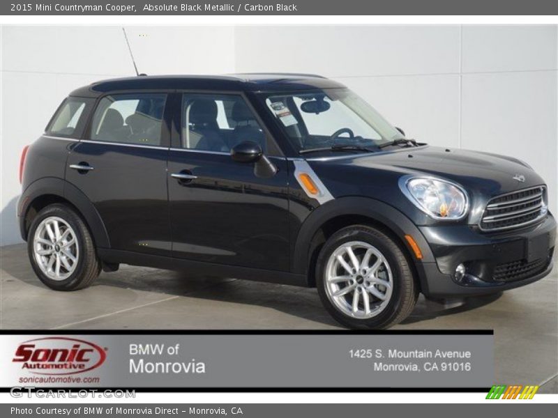 Absolute Black Metallic / Carbon Black 2015 Mini Countryman Cooper