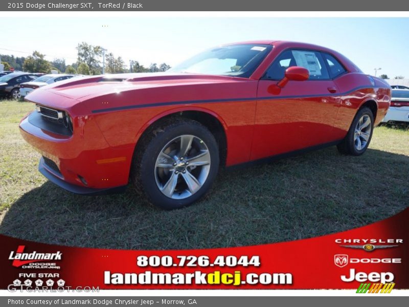 TorRed / Black 2015 Dodge Challenger SXT