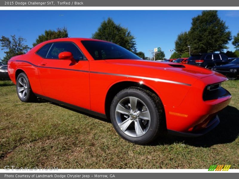 TorRed / Black 2015 Dodge Challenger SXT