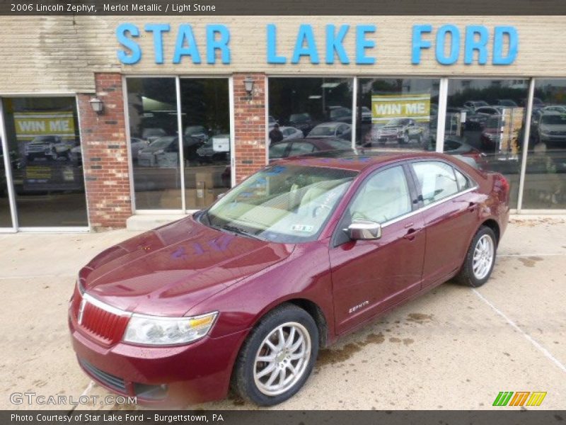 Merlot Metallic / Light Stone 2006 Lincoln Zephyr