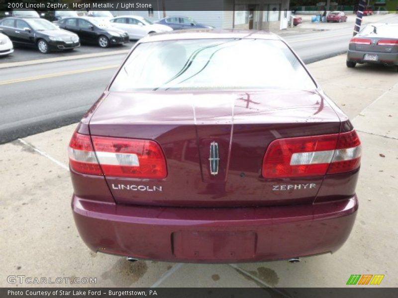 Merlot Metallic / Light Stone 2006 Lincoln Zephyr