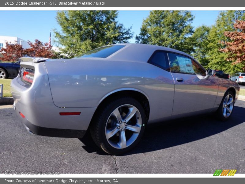 Billet Silver Metallic / Black 2015 Dodge Challenger R/T