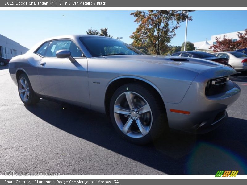 Billet Silver Metallic / Black 2015 Dodge Challenger R/T