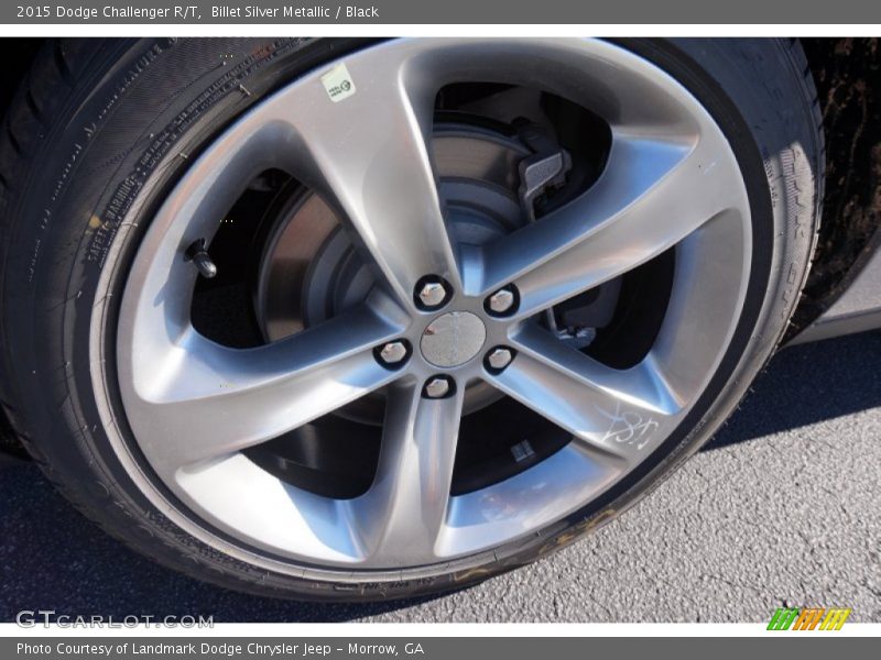 Billet Silver Metallic / Black 2015 Dodge Challenger R/T
