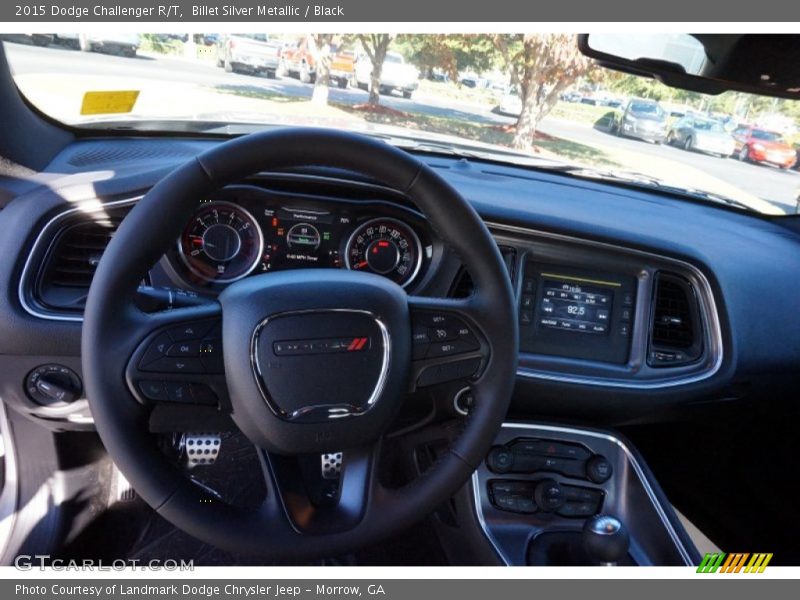 Billet Silver Metallic / Black 2015 Dodge Challenger R/T