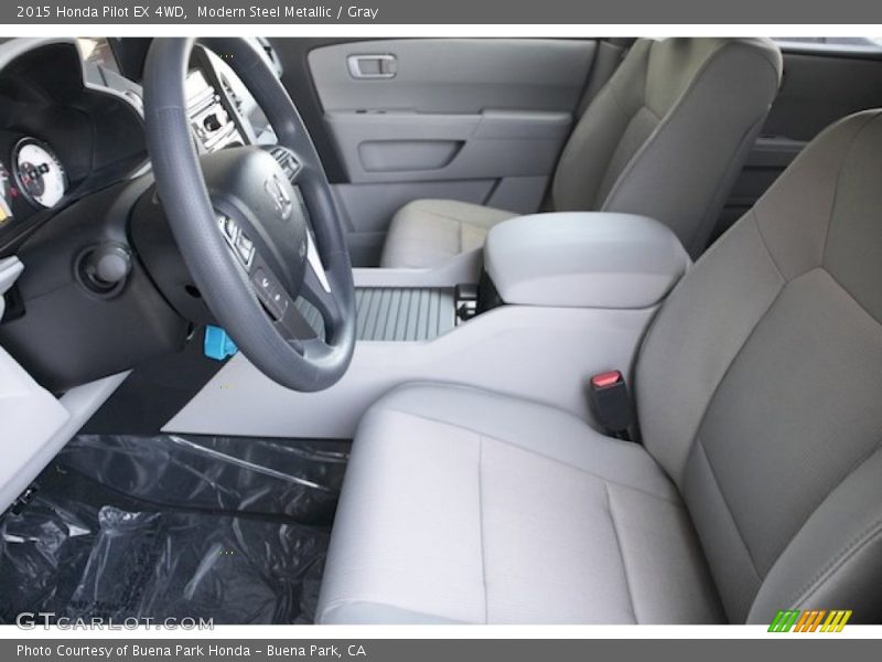 Modern Steel Metallic / Gray 2015 Honda Pilot EX 4WD